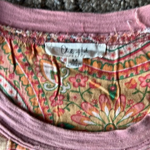 Oli & Hali oversized crop embroidered tee - Picture 2 of 4